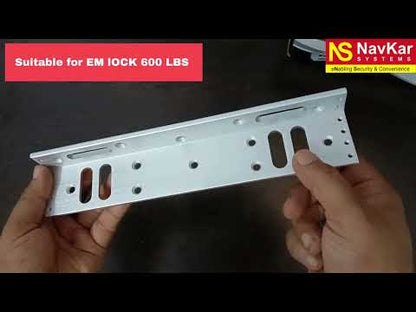 L-Bracket | For 600 lbs EM Lock | Sliding & Swing Door
