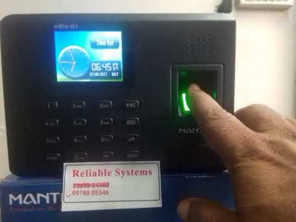 Biometric Attendance Machine | Fingerprint Recognition |Size:165x150x45mm -Workforce Management