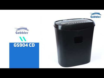 Gobbler GS 904CD Cross Cut Paper Shredder | 9 sheet Capacity