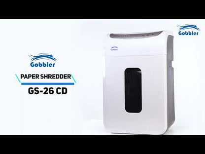 Gobbler GS14 CD Cross Cut Paper Shredder | 14 Sheets Capacity