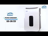 Gobbler GS 26 CD Cross Cut Paper Shredder | 25 Sheets capacity