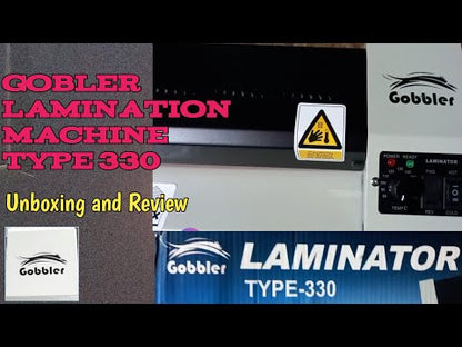 Gobbler GD-330 A3 Lamination Machine | Hot & Cold