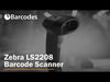 Zebra LS2208 handheld barcode scanner
