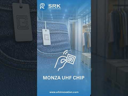 RFID UHF Apparel Hang Tags – Up to 3M Read Range – For Garment & Inventory Tracking