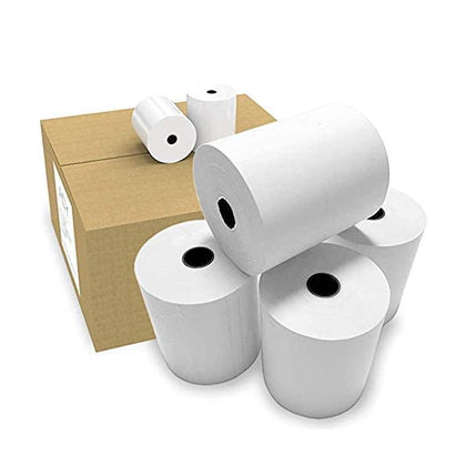 SRK Thermal Paper roll 79mmX30Mtr (3Inch)| 50 GSM |  Retail POS, Swipe Machine Roll |(Set of 10 Rolls)