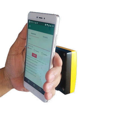 WUB-421220 RFID UHF Handheld Reader | Android 5.0 | | Bluetooth | Read Range 3-4 Mtr | NFC+QR | Built-in antenna