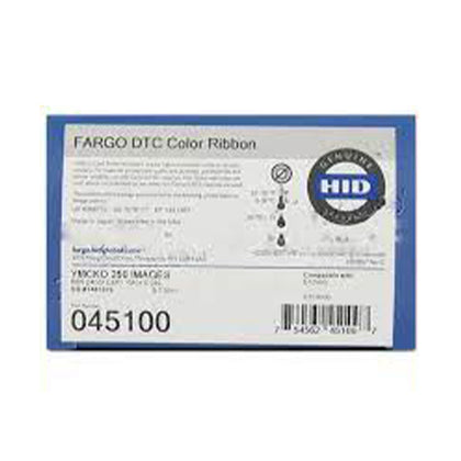 Fargo 45100 YMCKO Color Ribbon | 250 full-color prints per roll