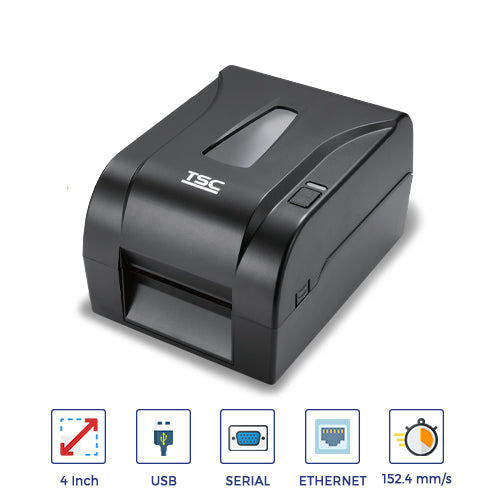 TSC TA220 Desktop Thermal Transfer Barcode Lable Printer | 4 inches | USB | 203 DPI