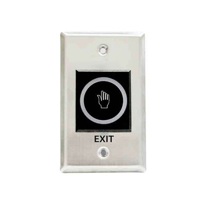 Exit Switch |Touch| Size:86x86x20 | Stainless Steel- Door Access Control