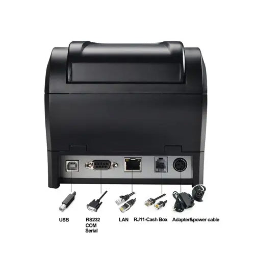 SRK-507|Token Ticket Receipt Printer| 80mm Auto Cutter | USB+LAN+Serial Interface