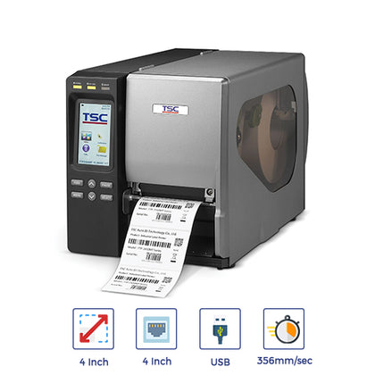 TSC-MH241 Thermal Transfer Barcode Label Printer | USB 2.0 | 4 inch