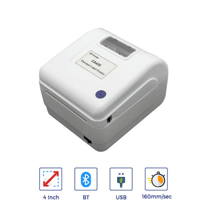 SRK-411UB 4 Inch Barcode Label Printer | USB+Bluetooth | 203 DPI, 8 dots/mm