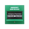 Emergency Break Glass for Access Control and Fire Alarm System|Finished Green