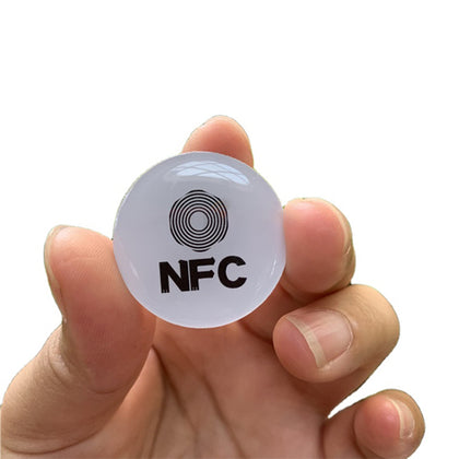 RFID NFC Anti-Metal Epoxy Coin Tag | 13.56MHz | Ntag213| Reading 0-10cm | Pack of (10, 50, and 500)
