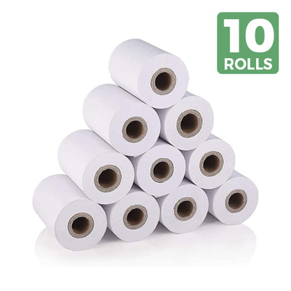 SRK Thermal Printer Rolls | Pack of 10 | 80mm x 50Mtr | 50 GSM