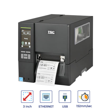 Metal Industrial Barcode Lable Printer with touch LCD TSC MH641T |600 dpi| 6 ips