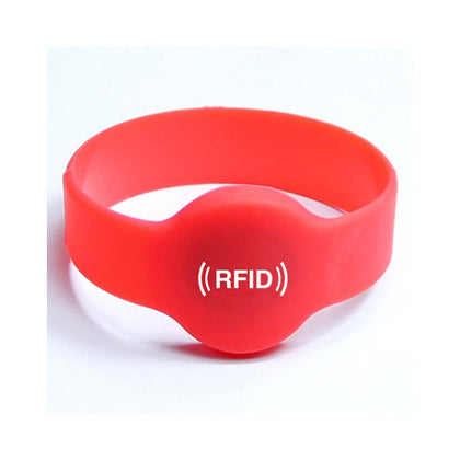RFID HF Silicone Wristband | 5 PCS | Read 10 cm | Pack of (5, 200, 500)
