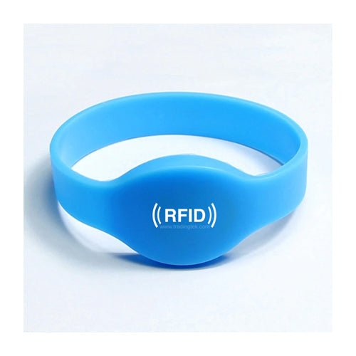 RFID HF Silicone Wristband Tags Read Range up to 10 cm -For Access  Control Attendance
