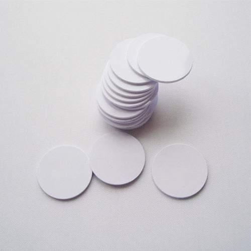 RFID HF Token Round Tag 30mm | 13.56MHz | Reading 0-10cm | Pack of (10, 50, and 500)