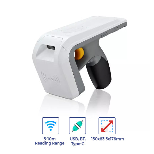 SRK- HH08 | Bluetooth UHF Handheld Reader | Reading 3-10mtr | USB